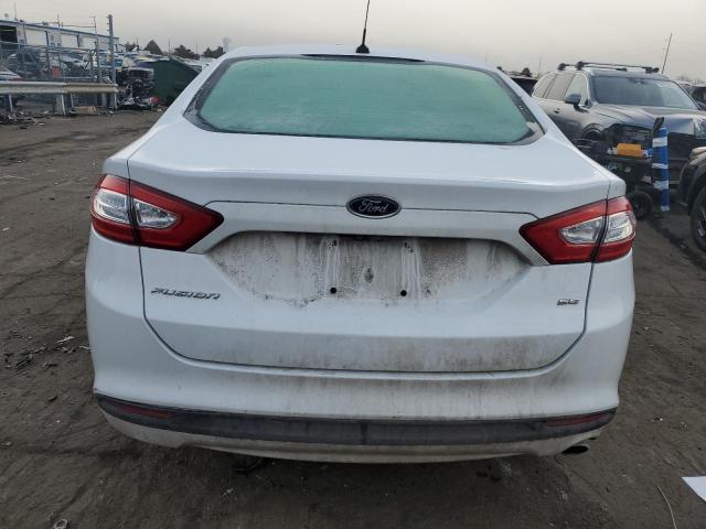 3FA6P0H71FR196374 - 2015 FORD FUSION SE WHITE photo 6