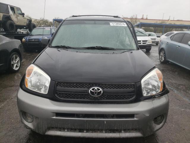 JTEHD20VX46012864 - 2004 TOYOTA RAV4 BLACK photo 5