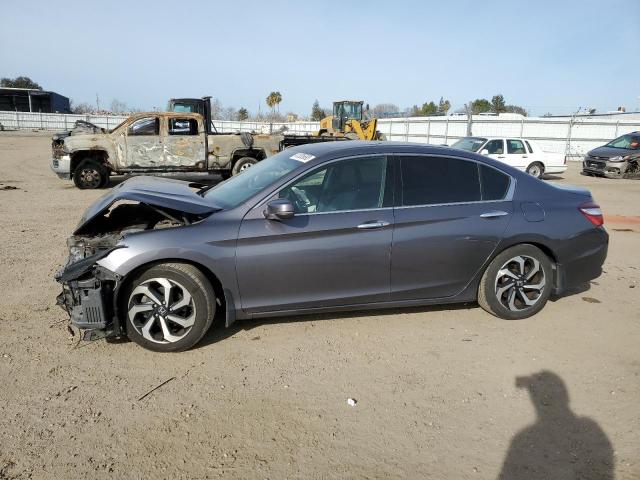 1HGCR3F88GA029656 - 2016 HONDA ACCORD EXL GRAY photo 1