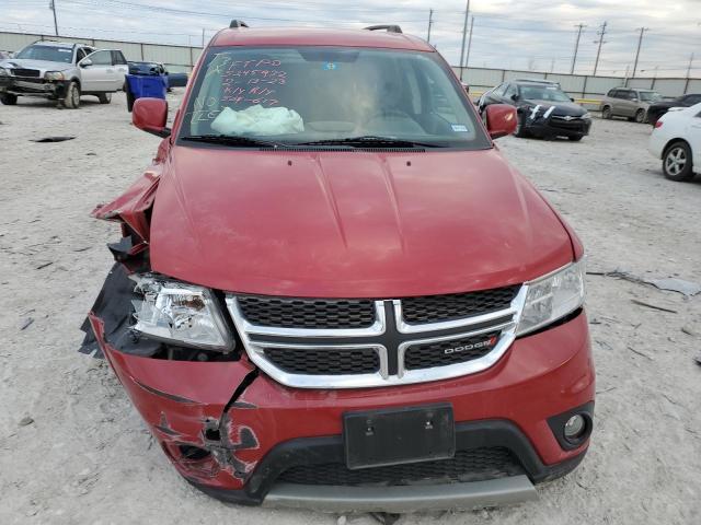 3C4PDCBG6HT514738 - 2017 DODGE JOURNEY SXT RED photo 5