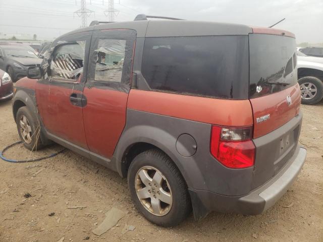 5J6YH18503L014205 - 2006 HONDA ELEMENT EX ORANGE photo 2
