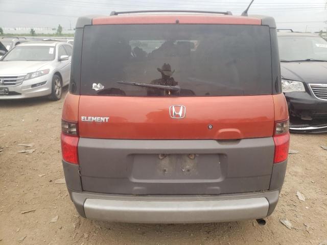 5J6YH18503L014205 - 2006 HONDA ELEMENT EX ORANGE photo 6