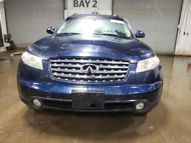 JNRAS08W15X212833 - 2005 INFINITI FX35 BLUE photo 5