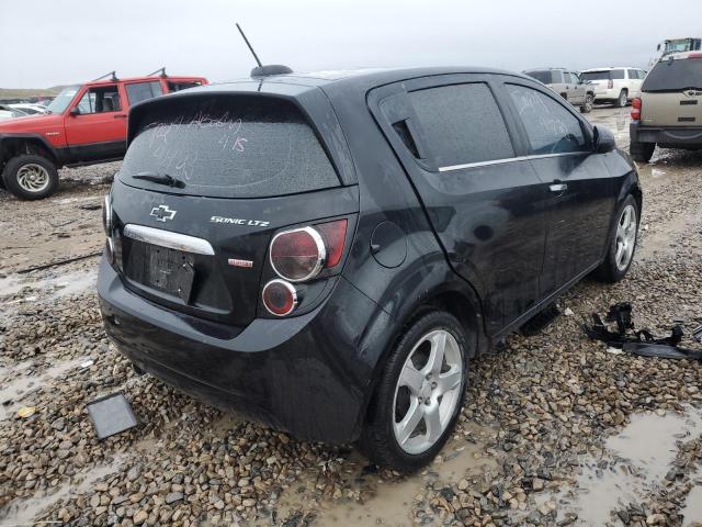 1G1JE6SBXF4192433 - 2015 CHEVROLET SONIC LTZ BLACK photo 3