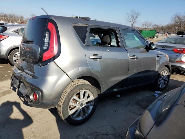 KNDJP3A56K7696126 - 2019 KIA SOUL + GRAY photo 3