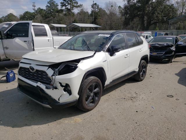 2T3EWRFVXKW033209 - 2019 TOYOTA RAV4 XSE WHITE photo 1