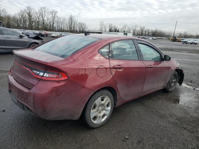 1C3CDFAA9FD299053 - 2015 DODGE DART SE BURGUNDY photo 3