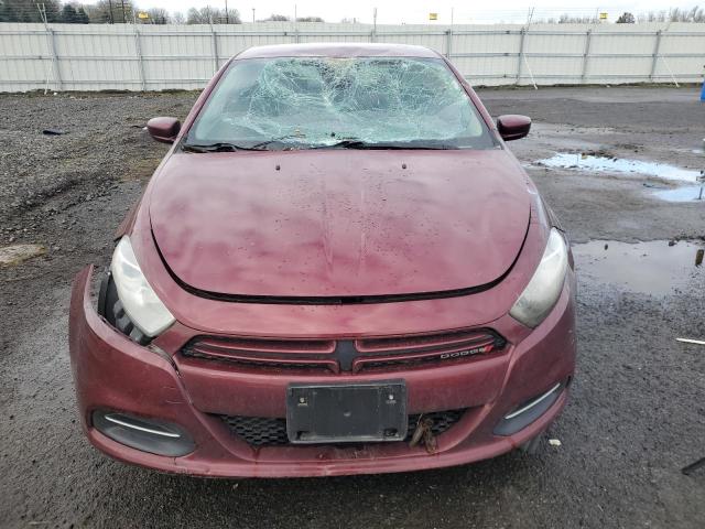 1C3CDFAA9FD299053 - 2015 DODGE DART SE BURGUNDY photo 5