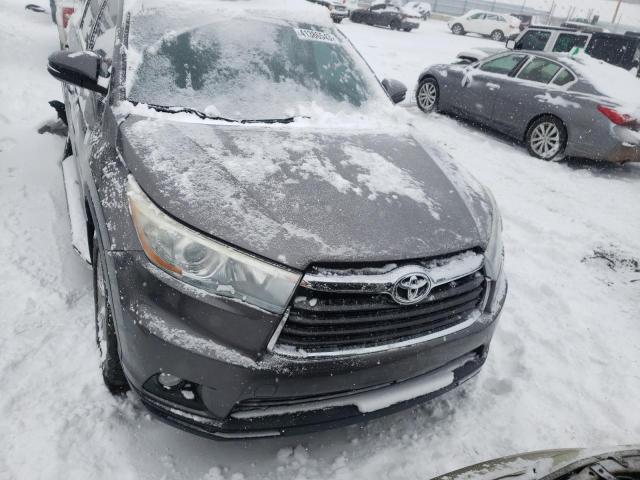 5TDBKRFH7GS354206 - 2016 TOYOTA HIGHLANDER LE GRAY photo 5