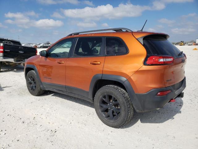 1C4PJMBS9FW529566 - 2015 JEEP CHEROKEE TRAILHAWK ORANGE photo 2