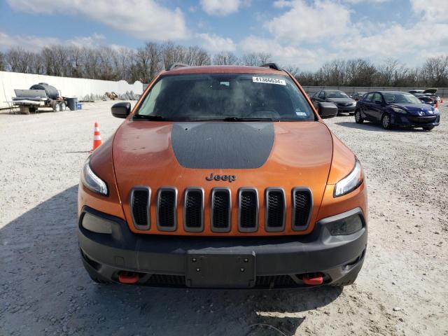 1C4PJMBS9FW529566 - 2015 JEEP CHEROKEE TRAILHAWK ORANGE photo 5