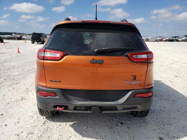 1C4PJMBS9FW529566 - 2015 JEEP CHEROKEE TRAILHAWK ნარინჯისფერი ფოტო 6