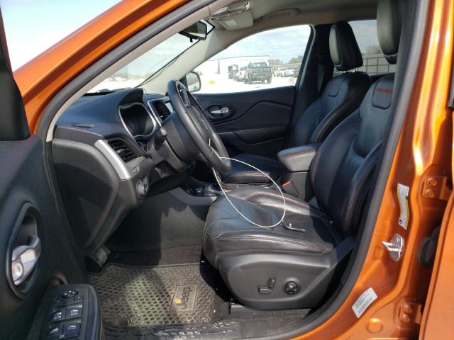 1C4PJMBS9FW529566 - 2015 JEEP CHEROKEE TRAILHAWK ნარინჯისფერი ფოტო 7