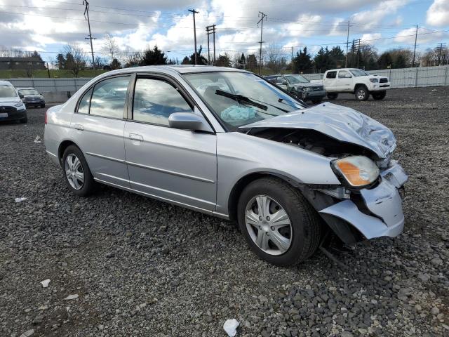 2HGES26773H529978 - 2003 HONDA CIVIC EX SILVER photo 4