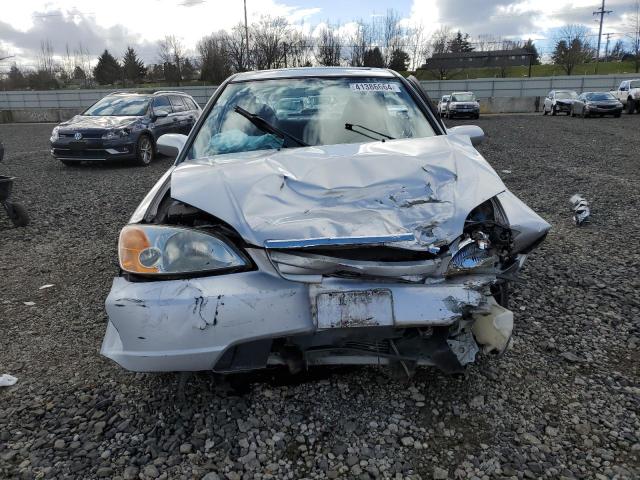 2HGES26773H529978 - 2003 HONDA CIVIC EX SILVER photo 5