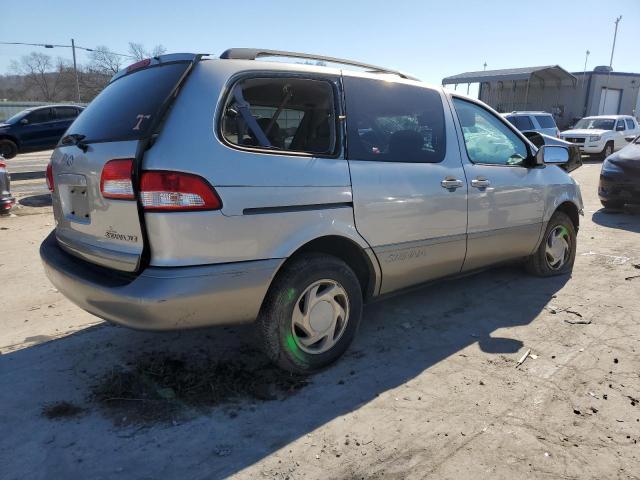 4T3ZF13C51U408816 - 2001 TOYOTA SIENNA LE SILVER photo 3