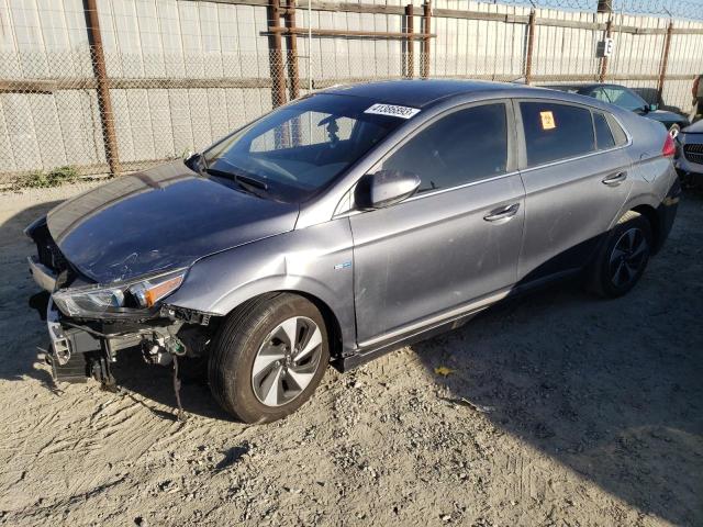 KMHC75LC0HU052174 - 2017 HYUNDAI IONIQ SEL GRAY photo 1