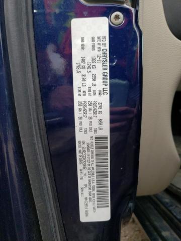 2C4RC1BG0CR216861 - 2012 CHRYSLER TOWN & COU TOURING ლურჯი ფოტო 13