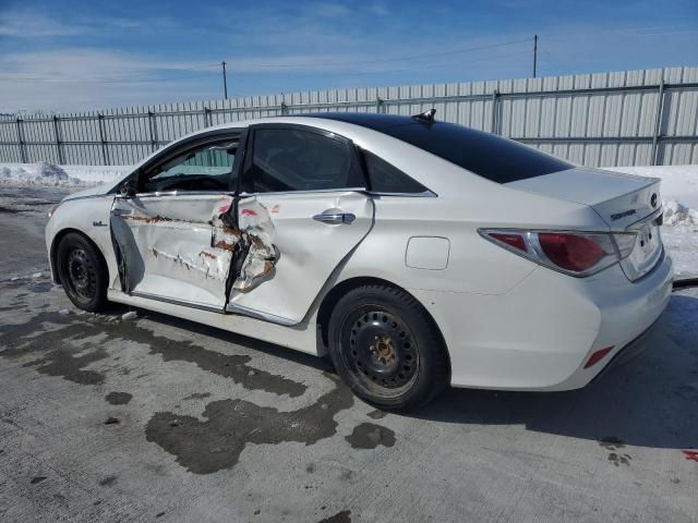 KMHEC4A40BA003947 - 2011 HYUNDAI SONATA HYBRID WHITE photo 2