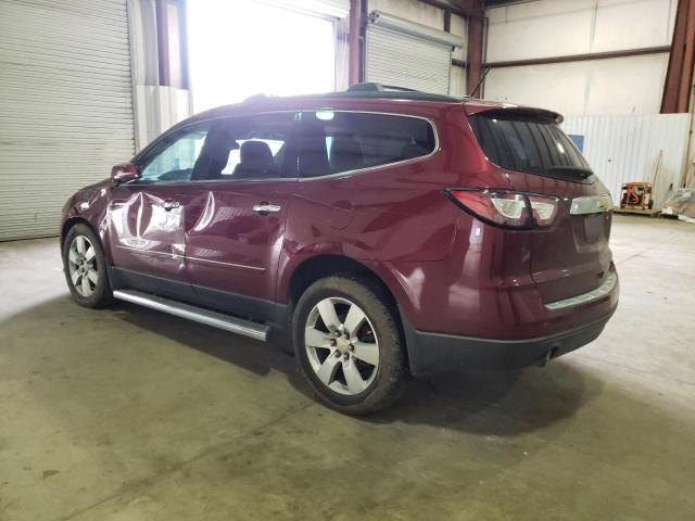 1GNKRJKD7FJ223408 - 2015 CHEVROLET TRAVERSE LTZ RED photo 2