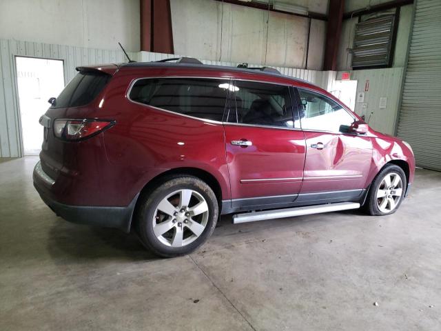 1GNKRJKD7FJ223408 - 2015 CHEVROLET TRAVERSE LTZ RED photo 3