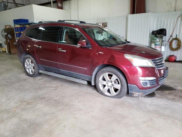 1GNKRJKD7FJ223408 - 2015 CHEVROLET TRAVERSE LTZ RED photo 4