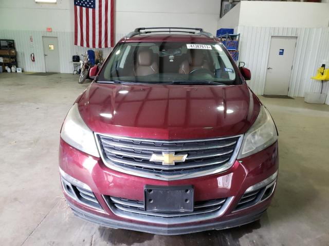 1GNKRJKD7FJ223408 - 2015 CHEVROLET TRAVERSE LTZ RED photo 5