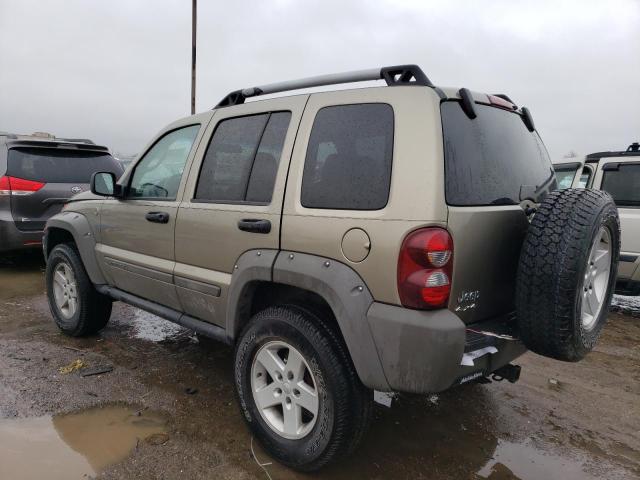 1J4GL38K05W516905 - 2005 JEEP LIBERTY RENEGADE TAN photo 2