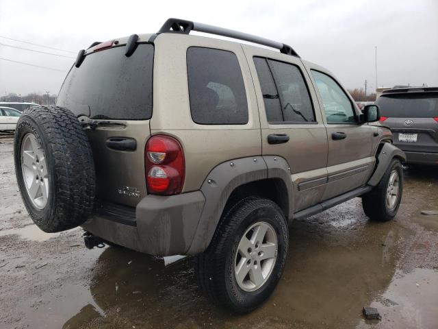 1J4GL38K05W516905 - 2005 JEEP LIBERTY RENEGADE TAN photo 3