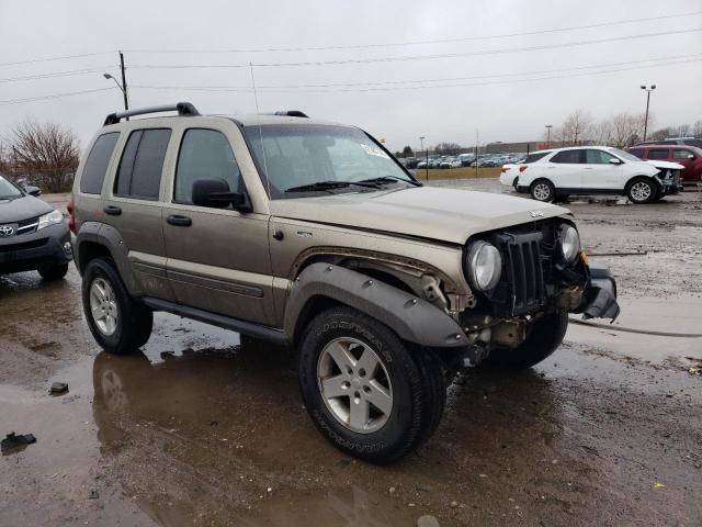 1J4GL38K05W516905 - 2005 JEEP LIBERTY RENEGADE TAN photo 4