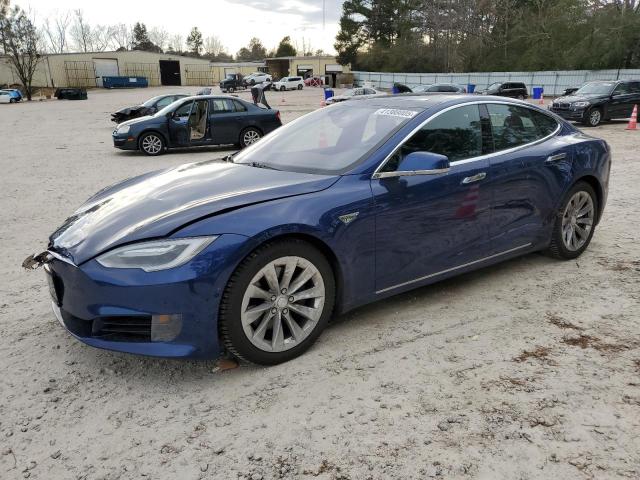 5YJSA1E29GF153090 - 2016 TESLA MODEL S BLUE photo 1