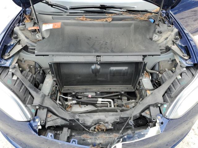 5YJSA1E29GF153090 - 2016 TESLA MODEL S BLUE photo 11