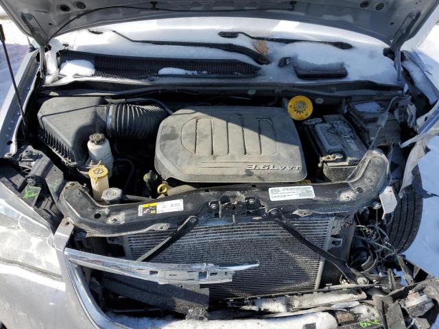 2C4RC1BG7GR120893 - 2016 CHRYSLER TOWN & COU TOURING ვერცხლისფერი ფოტო 12