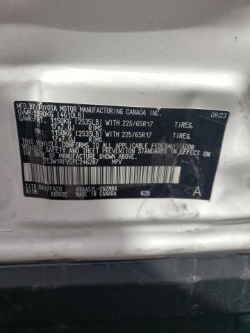 2T3W1RFV5PC246287 - 2023 TOYOTA RAV4 XLE WHITE photo 13