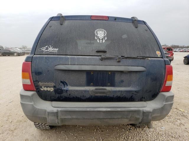 1J4GX48S02C170488 - 2002 JEEP GRAND CHER LAREDO Կապույտ լուսանկար 6