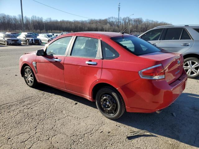 1FAHP35N08W296138 - 2008 FORD FOCUS SE RED photo 2