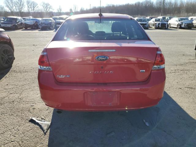 1FAHP35N08W296138 - 2008 FORD FOCUS SE RED photo 6