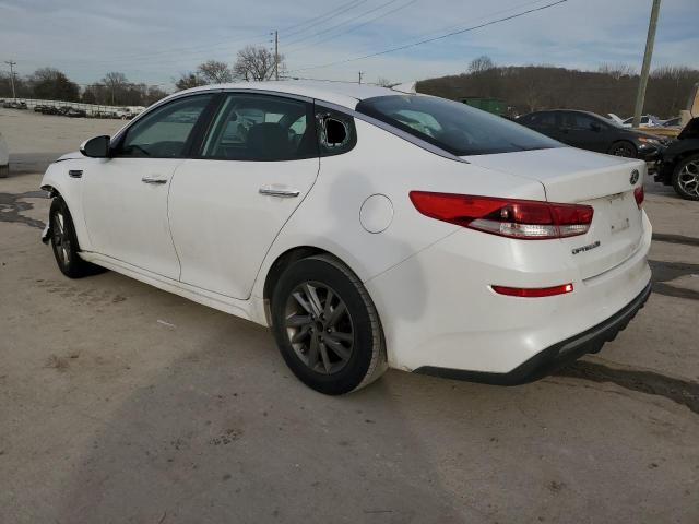 5XXGT4L37KG341108 - 2019 KIA OPTIMA LX WHITE photo 2