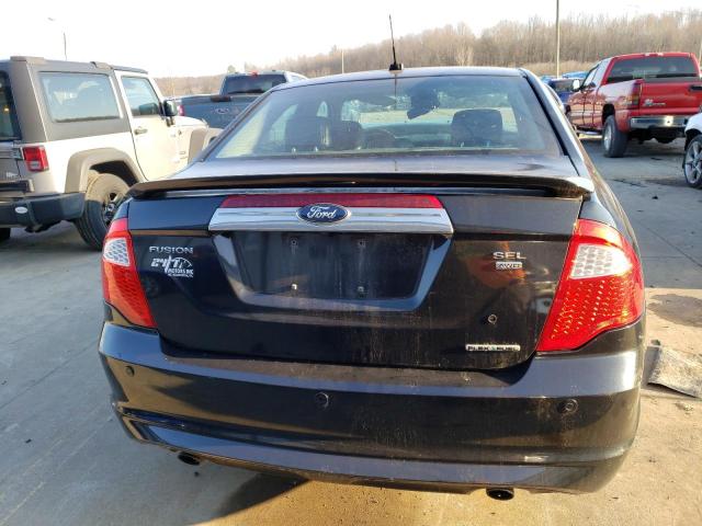 3FAHP0CG1CR301216 - 2012 FORD FUSION SEL BLACK photo 6