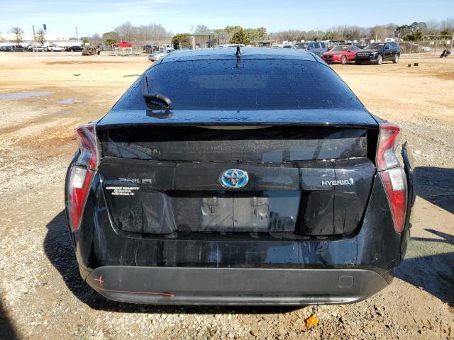 JTDKBRFU4G3500463 - 2016 TOYOTA PRIUS BLACK photo 6