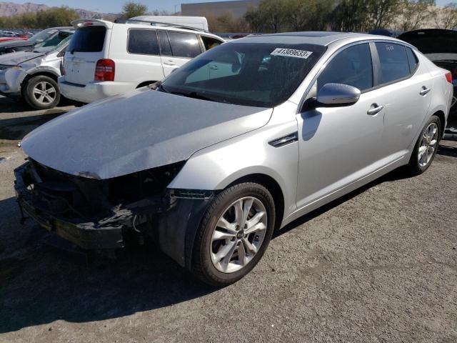 KNAGN4A65B5085477 - 2011 KIA OPTIMA EX SILVER photo 1