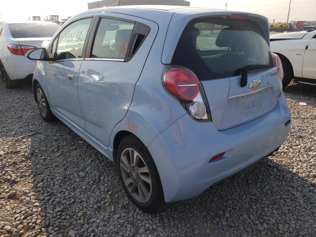 KL8CL6S0XFC730227 - 2015 CHEVROLET SPARK EV 2LT BLUE photo 3