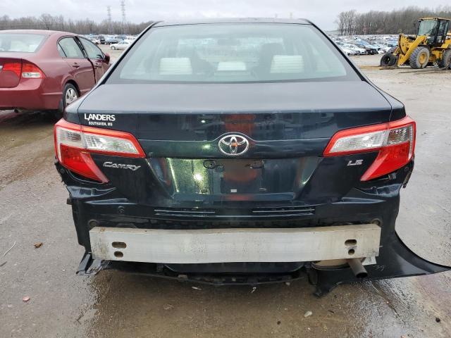 4T1BF1FKXDU663186 - 2013 TOYOTA CAMRY L BLACK photo 6