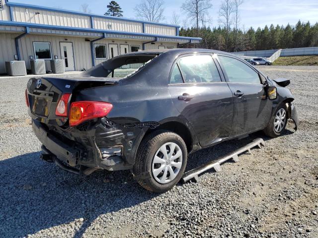 1NXBU4EE1AZ325528 - 2010 TOYOTA COROLLA BASE BLACK photo 3