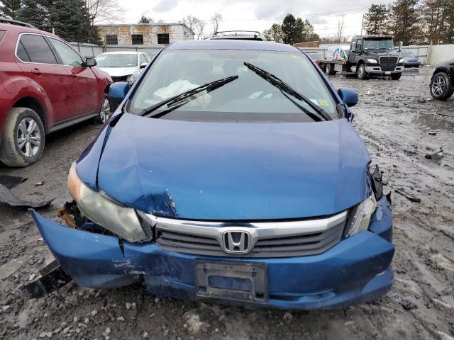 2HGFB2F56CH510230 - 2012 HONDA CIVIC LX BLUE photo 5