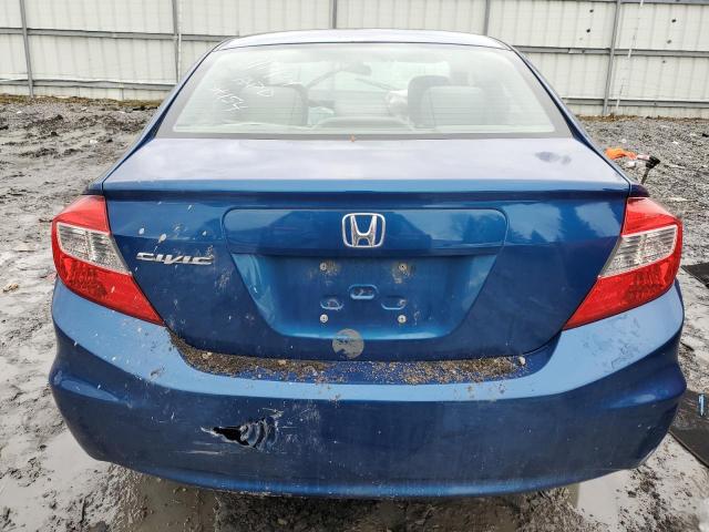 2HGFB2F56CH510230 - 2012 HONDA CIVIC LX BLUE photo 6