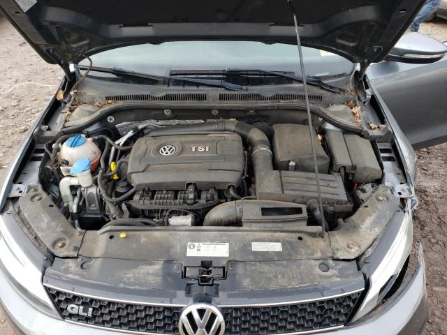 3VW5T7AJ5EM351646 - 2014 VOLKSWAGEN JETTA GLI GRAY photo 11