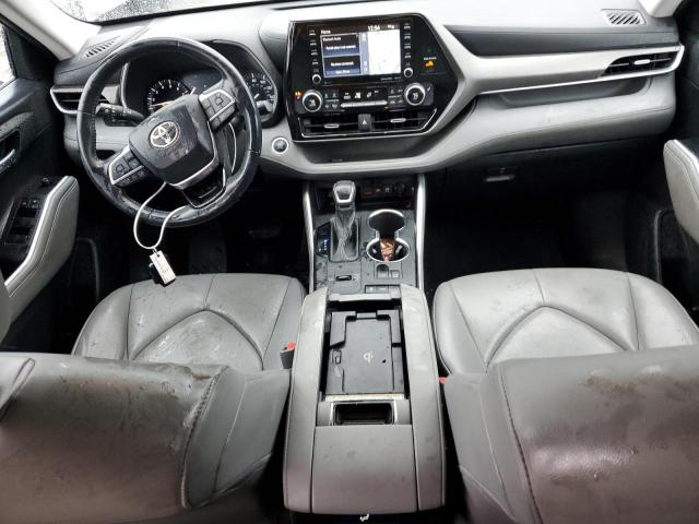5TDHZRAH0MS063863 - 2021 TOYOTA HIGHLANDER XLE ნაცრისფერი ფოტო 8