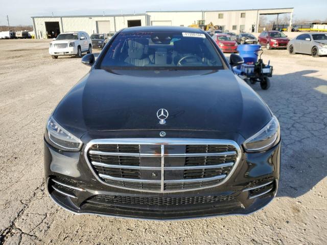 W1K6G6DB0NA164361 - 2022 MERCEDES-BENZ S 500 4MATIC BLACK photo 5