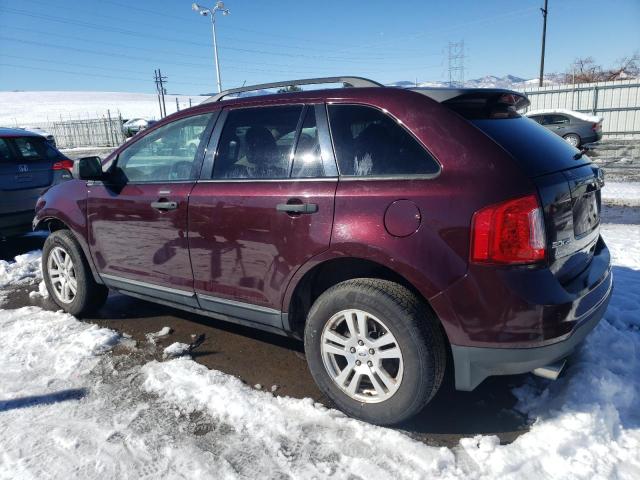 2FMDK3GC9BBA63043 - 2011 FORD EDGE SE BURGUNDY photo 2